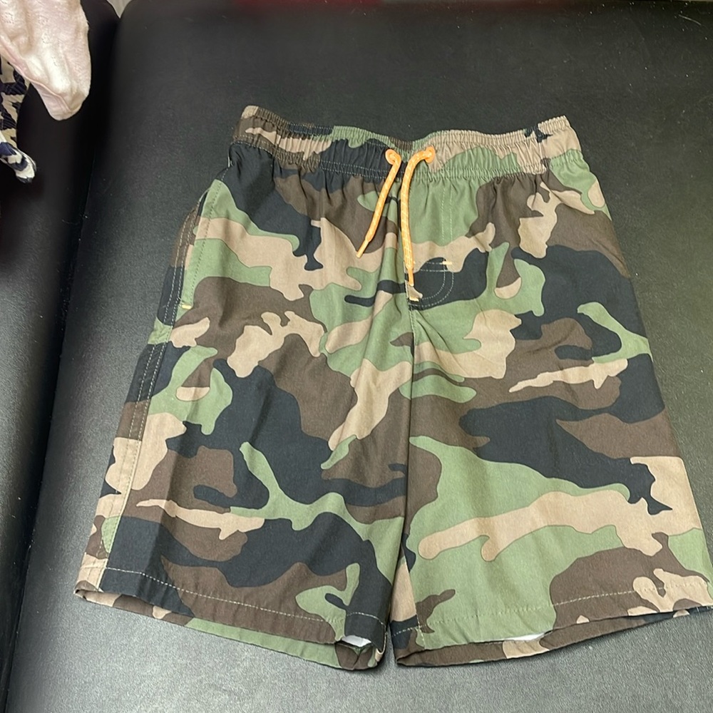 Camo swimming trunks boys